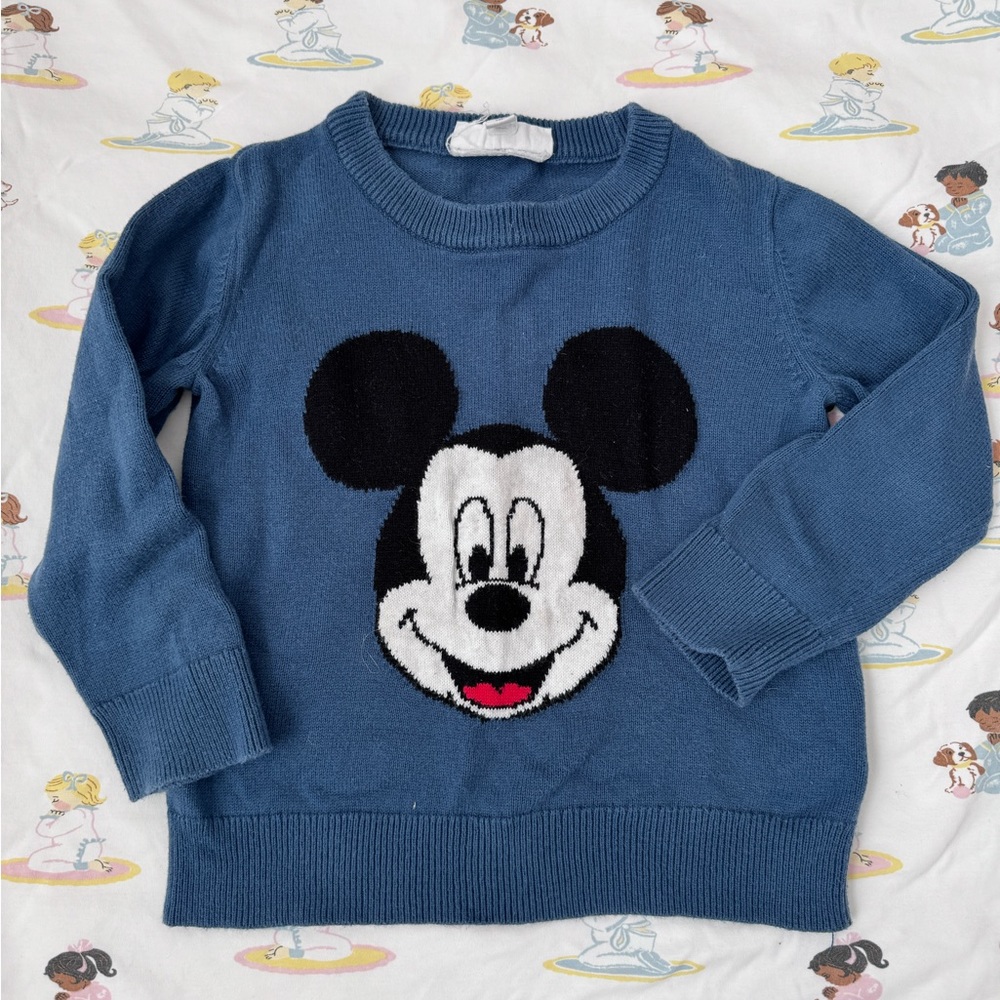SOLD Disney Mickey Mouse Intarsia Sweater